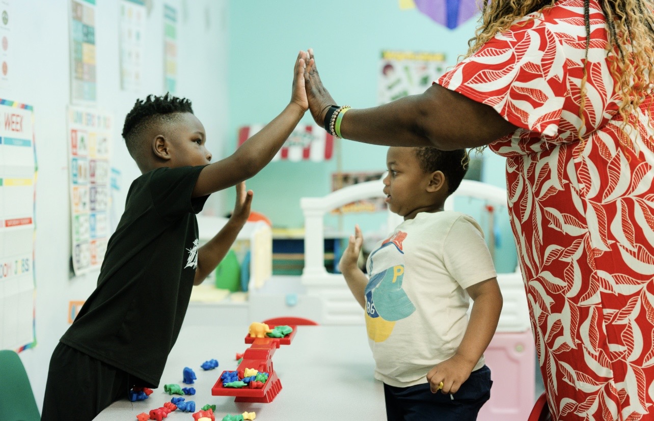 Children and staff enjoying real moments at Blessing Assurance